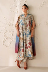 BAROQUE - 3PC VISCOSE PRINTED SHIRT WITH VISCOSE PRINTED DUPATTA AND TROUSER - HZU2516