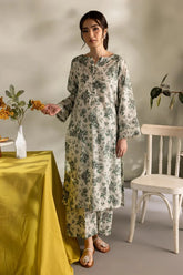 BATIK - 2PC KARANDI PRINTED SHIRT WITH KARANDI PRINTED TROUSER - HZG1815