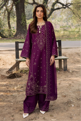 BATIK - 3PC LAWN EMBROIDERED SHIRT WITH CHIFFON EMBROIDERED DUPATTA AND TROUSER - HZG2846