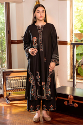 URGE - 2PC DHANAK EMBROIDERED SHIRT AND EMBROIDERED TROUSER - HZU2482