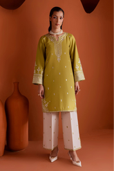 BATIK - 2PC LAWN EMBROIDERED SHIRT AND EMBROIDERED TROUSER - HZG3017