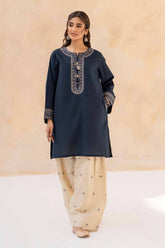 LAZULI - 2PC LAWN EMBROIDERED SHIRT AND EMBROIDERED TROUSER - HZG3016