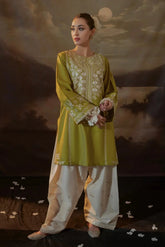 URGE - 2PC LAWN EMBROIDERED SHIRT AND EMBROIDERED TROUSER - HZG2875