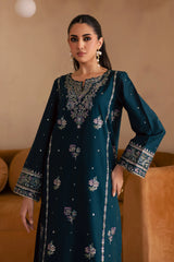 BATIK - 2PC DHANAK EMBROIDERED SHIRT AND EMBROIDERED TROUSER - HZU2527