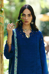 SUFFUSE - 3PC LAWN EMBROIDERED SHIRT WITH CHIFFON PRINTED DUPATTA AND TROUSER - HZG2802
