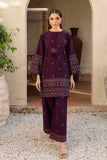 BATIK - 2PC DHANAK EMBROIDERED SHIRT AND TROUSER - HZG2009