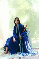 SUFFUSE - 3PC LAWN EMBROIDERED SHIRT WITH CHIFFON PRINTED DUPATTA AND TROUSER - HZG2802