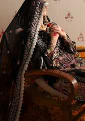 MAHNUR - 3PC LAWN EMBROIDERED SHIRT WITH CHIFFON EMBROIDERED DUPATTA AND TROUSER - HZG2670