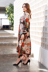 BAROQUE - 3PC KHADDAR PRINTED SHIRT WITH KHADDAR PRINTED DUPATTA AND TROUSER - HZU2509