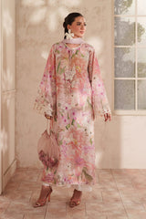 BAROQUE - 3PC LAWN PRINTED SHIRT WITH SILK PRINTED DUPATTA AND TROUSER - HZG2980