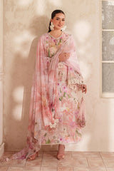 BAROQUE - 3PC LAWN PRINTED SHIRT WITH SILK PRINTED DUPATTA AND TROUSER - HZG2980