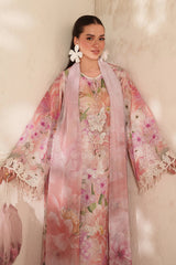 BAROQUE - 3PC LAWN PRINTED SHIRT WITH SILK PRINTED DUPATTA AND TROUSER - HZG2980