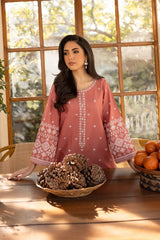 BATIK - 2PC LAWN EMBROIDERED SHIRT AND EMBROIDERED TROUSER - HZG2083