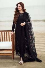 NUREH - 3PC LAWN EMBROIDERED SHIRT WITH COTTON NET PRINTED EMBROIDERED DUPATTA AND TROUSER - HZG2123