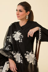 CROSS STITCH - 3PC LAWN EMBROIDERED SHIRT WITH ORGANZA EMBROIDERED DUPATTA AND TROUSER - HZG1720