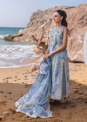 CRIMSON - 3PC LAWN PRINTED SHIRT WITH SILK PRINTED DUPATTA AND TROUSER - HZG2983