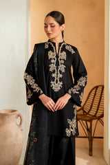 IZNIK - 3PC LAWN EMBROIDERED SHIRT WITH CHIFFON PRINTED DUPATTA AND TROUSER - HZG2881