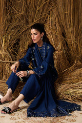 SUFFUSE - 3PC LAWN EMBROIDERED SHIRT WITH LAWN EMBROIDEERED DUPATTA AND TROUSER - HZG2766
