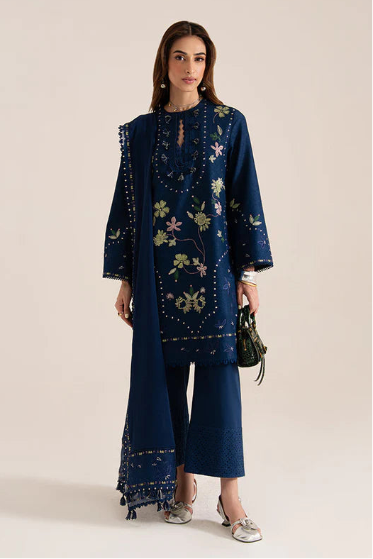 SUFFUSE - 3PC LAWN EMBROIDERED SHIRT WITH LAWN EMBROIDEERED DUPATTA AND TROUSER - HZG2766