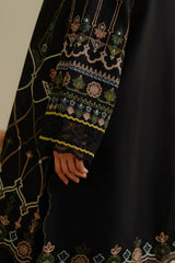 ZARA SHAH JAHAN - 3PC LAWN EMBROIDERED SHIRT WITH CHIFFON EMBROIDERED DUPATTA AND TROUSER - HZG2280