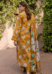 BAROQUE - 3PC KHADDAR PRINTED SHIRT WITH KHADDAR PRINTED DUPATTA AND TROUSER - HZU2560