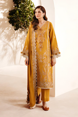 FLORENT - 3PC LAWN EMBROIDERED SHIRT WITH CHIFFON EMBROIDERED DUPATTA AND TROUSER - HZG1931