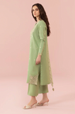 SAPPHIRE - 3PC LAWN EMBROIDERED SHIRT WITH ORGANZA EMBROIDERED DUPATTA AND TROUSER - HZG1368