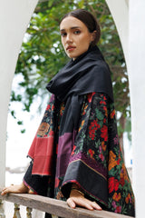 BAROQUE - 3PC KARANDI PRINTED SHIRT WITH KARANDI PRINTED SHAWL AND TROUSER - HZG3139