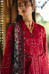 SUFFUSE - 3PC LAWN EMBROIDERED SHIRT WITH CHIFFON PRINTED DUPATTA AND TROUSER - HZG2835