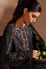 IZNIK - 3PC LAWN EMBROIDERED SHIRT WITH CHIFFON EMBROIDERED DUPATTA AND TROUSER - HZG2833