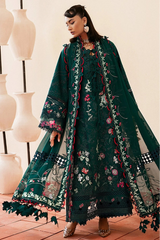 SUFFUSE - 3PC LAWN EMBROIDERED SHIRT WITH ORGANZA EMBROIDERED DUPATTA AND TROUSER - HZG2714
