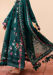 SUFFUSE - 3PC LAWN EMBROIDERED SHIRT WITH ORGANZA EMBROIDERED DUPATTA AND TROUSER - HZG2714