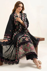 SAPPHIRE - 3PC LAWN EMBROIDERED SHIRT WITH CHIFFON EMBROIDERED DUPATTA AND TROUSER - HZG3086