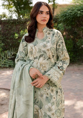 BAROQUE - 3PC KHADDAR PRINTED SHIRT WITH KHADDAR PRINTED DUPATTA AND TROUSER - HZU2559