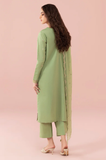 SAPPHIRE - 3PC LAWN EMBROIDERED SHIRT WITH ORGANZA EMBROIDERED DUPATTA AND TROUSER - HZG1368