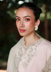 CROSS STITCH - 3PC LAWN LASERWORK EMBROIDERED SHIRT WITH ORGANZA EMBROIDERED DUPATTA AND TROUSER - HZG3021