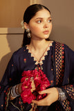 CROSS STITCH - 3PC DHANAK EMBROIDERED SHIRT WITH DHANAK EMBROIDERED SHAWL AND TROUSER - HZG1958