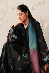 BAROQUE - 3PC KARANDI PRINTED SHIRT WITH KARANDI PRINTED SHAWL AND TROUSER - HZG3153
