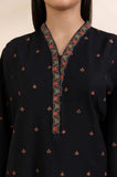 SAPPHIRE - 3PC DHANAK EMBROIDERED SHIRT WITH TWILL PRINTED SHAWL AND TROUSER - HZG1959