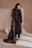 IZNIK - 3PC DHANAK EMBROIDERED SHIRT WITH DHANAK EMBROIDERED SHAWL AND TROUSER - HZG2040