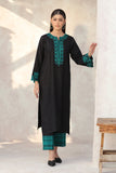 FAROZE - 2PC DHANAK EMBROIDERED SHIRT WITH DHANAK EMBROIDERED TROUSER - HZG1967