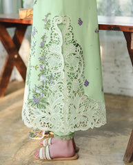 MUSHQ - 3PC LAWN EMBROIDERED SHIRT WITH SILK PRINTED DUPATTA AND TROUSER - HZG3031