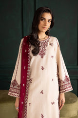 BATIK - 3PC LAWN EMBROIDERED SHIRT WITH CHIFFON EMBROIDERED DUPATTA AND TROUSER - HZG2662
