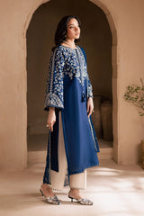 BATIK - 3PC LAWN EMBROIDERED SHIRT WITH CHIFFON EMBROIDERED DUPATTA AND TROUSER - HZG2812