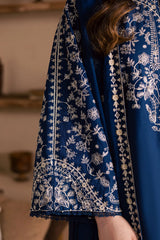 BATIK - 3PC LAWN EMBROIDERED SHIRT WITH CHIFFON EMBROIDERED DUPATTA AND TROUSER - HZG2812