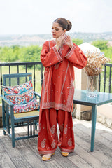 URGE - 2PC LAWN EMBROIDERED SHIRT WITH EMBROIDERED TROUSER - HZG2901