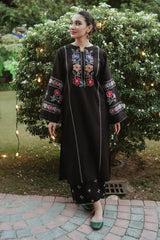 URGE - 2PC DHANAK EMBROIDERED SHIRT AND TROUSER - HZG1947
