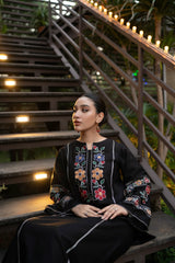 URGE - 2PC DHANAK EMBROIDERED SHIRT AND TROUSER - HZG1947