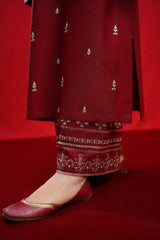 URGE - 3PC LAWN EMBROIDERED SHIRT WITH MANAAR PRINTED DUPATTA AND TROUSER - HZG1951