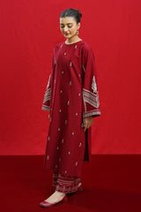 URGE - 3PC LAWN EMBROIDERED SHIRT WITH MANAAR PRINTED DUPATTA AND TROUSER - HZG1951